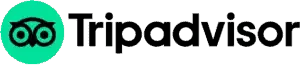 Tripadvisor-Logo mit Eulenmotiv.